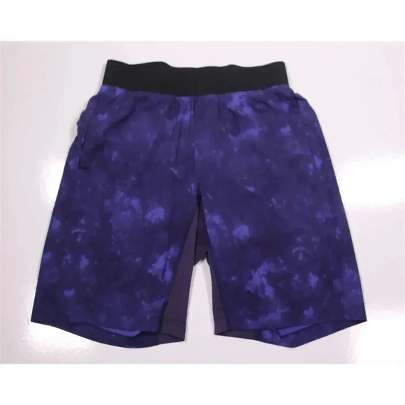 Lululemon T.H.E Lined Shorts Purple Cosmic Space Dye Gym Shorts 9" Men's Small - Picture 1 of 5